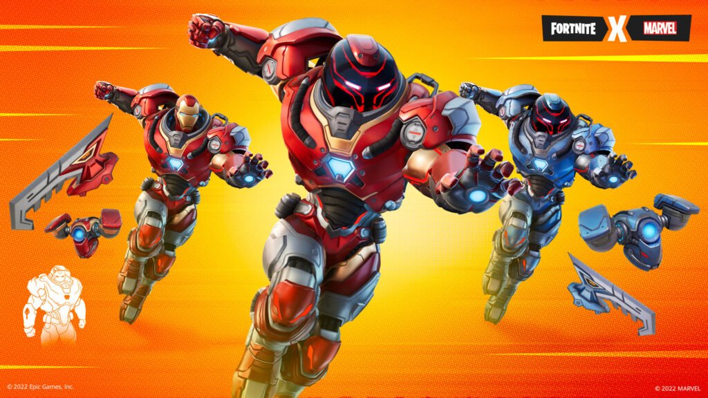 fortnite marvel iron man cero traje