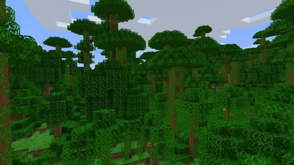 Bioma de la jungla en Minecraft