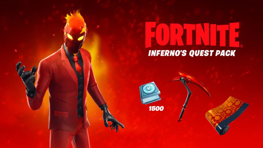 Artículos del paquete de misiones de Fortnite Inferno