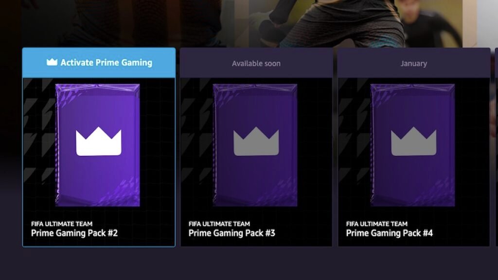 Paquete de juego Twitch Prime FIFA