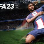 FIFA 23 Mbappe sliding on his knees