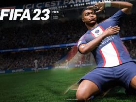 FIFA 23 Mbappe sliding on his knees