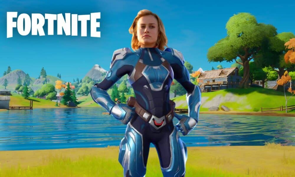 Fortnite The Paradigm with Brie Larson's face