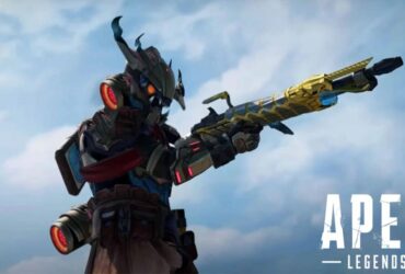 bloodhound aiming weapon in Apex Legends