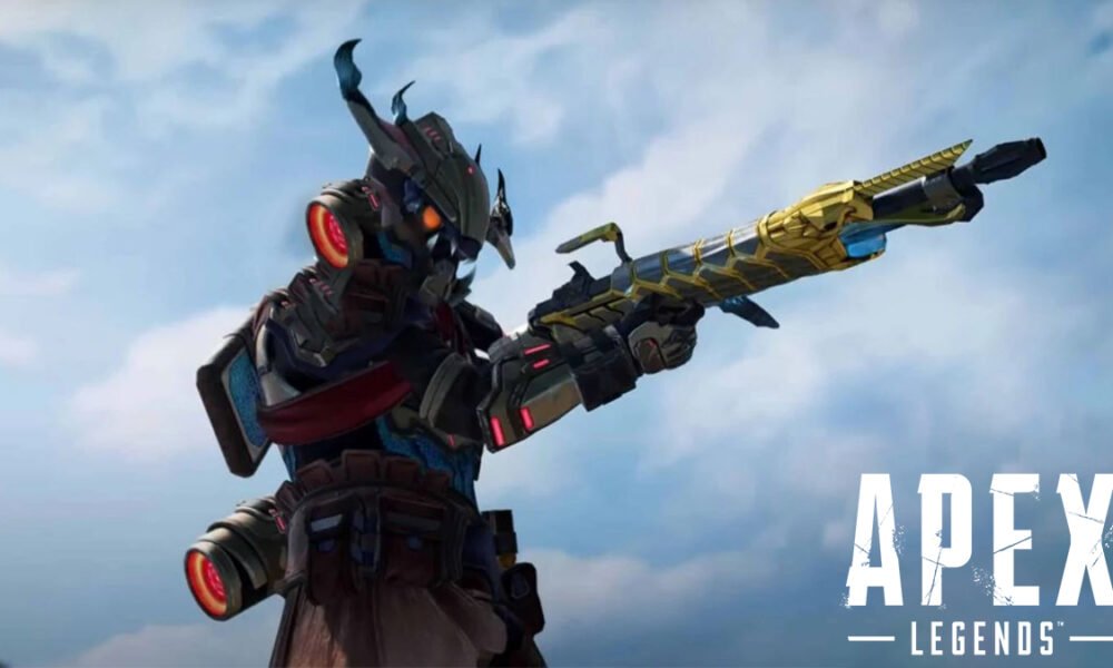 bloodhound aiming weapon in Apex Legends