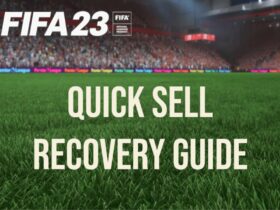Quick Sell recovery guide FIFA 23