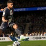 FIFA 23 player running with ball