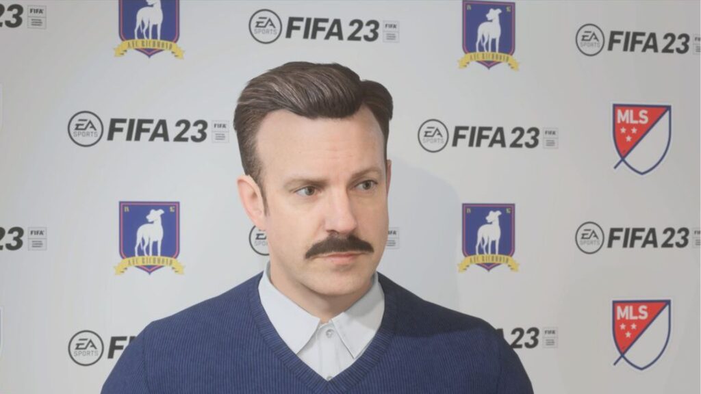 entrevista a ted lasso en fifa 23