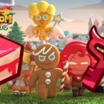 Cookies from Cookie Run Kingdom with Searing Keys and Chaos Cake Pieces