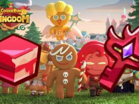 Cookies from Cookie Run Kingdom with Searing Keys and Chaos Cake Pieces