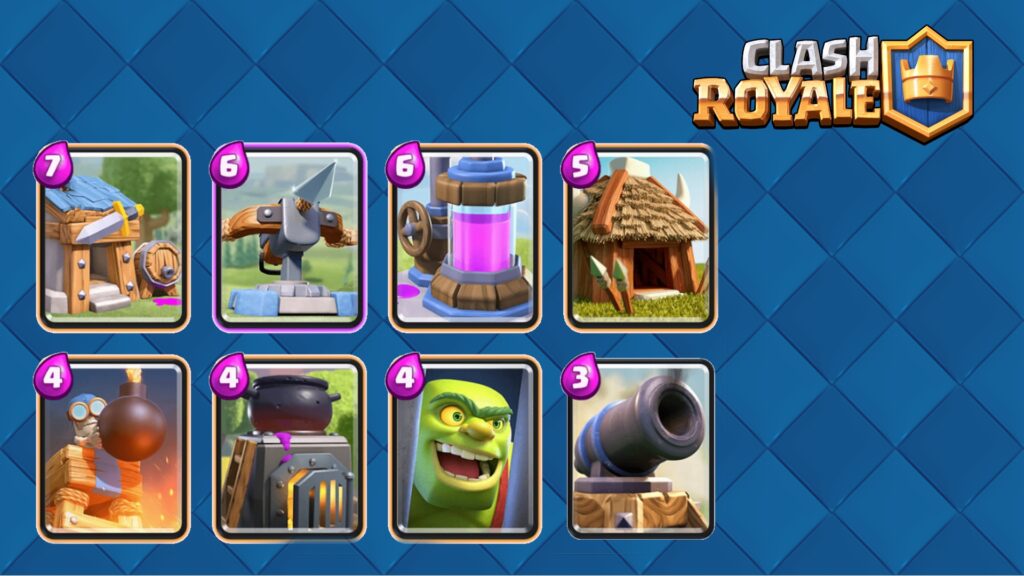 Construyendo cartas en Clash Royale