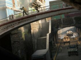 Modern Warfare 2 Operators on bridge