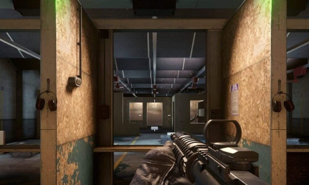 firing range in cod modern warfare