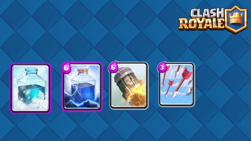 Cartas de hechizos en Clash Royale