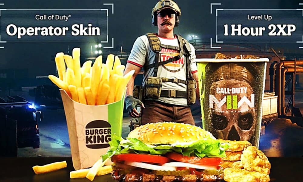 Modern Warfare 2 Burger King promotion xp and burger town operator skin