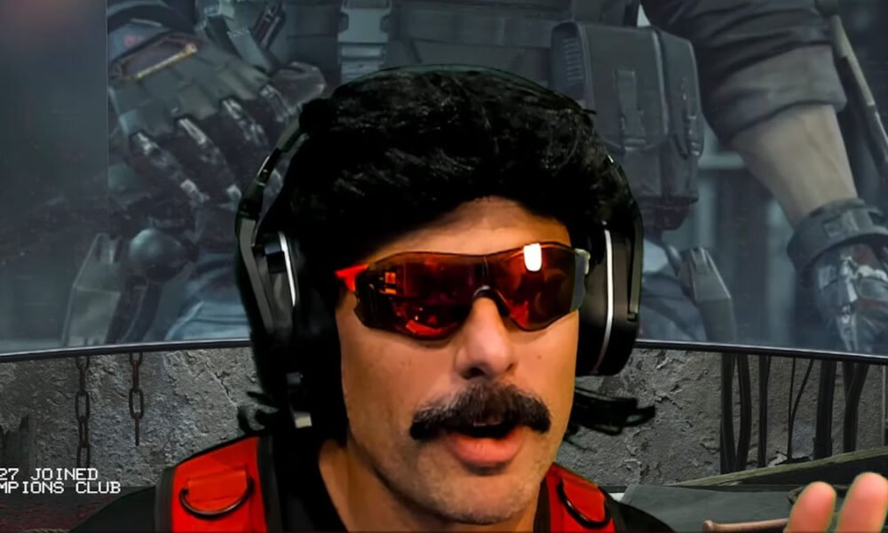 Dr Disrespect discussing an advanced warfare 2 battle royale