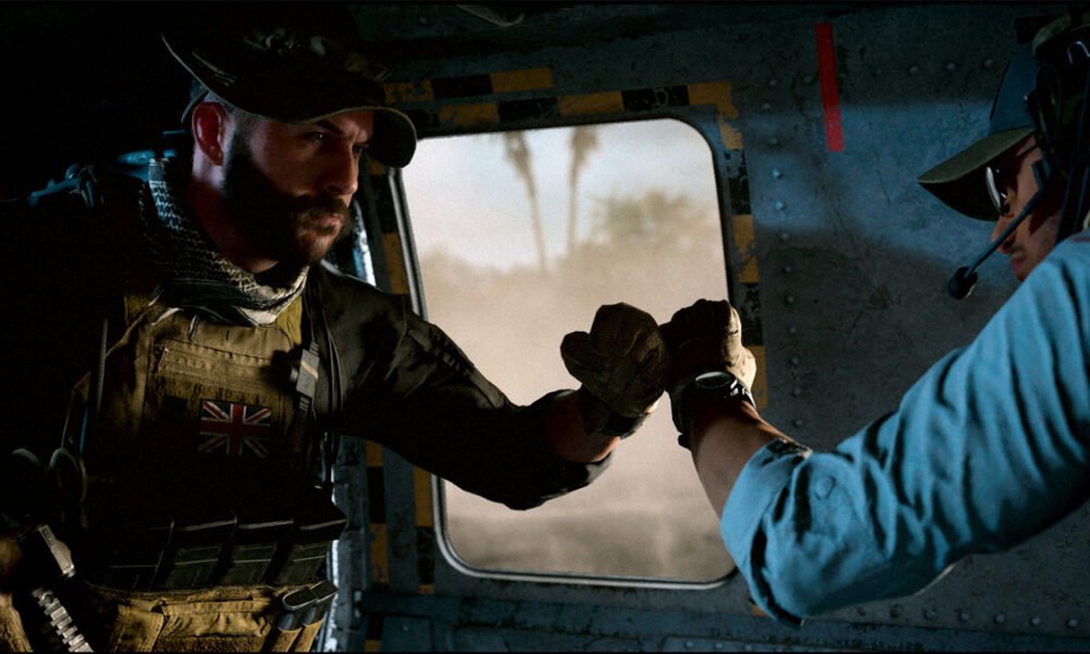 Price and Gaz fistbumping in Modern Warfare 2