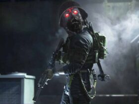 cod operator with zombies head in modern warfare 2