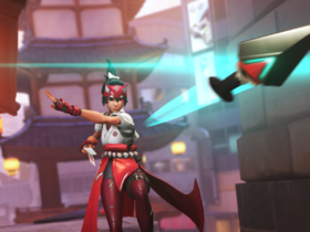 kiriko throwing a kunai in overwatch 2