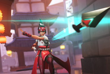 kiriko throwing a kunai in overwatch 2