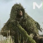 Modern Warafre 2 character in ghillie suit