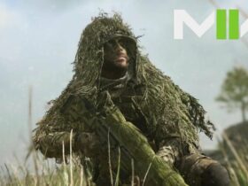 Modern Warafre 2 character in ghillie suit