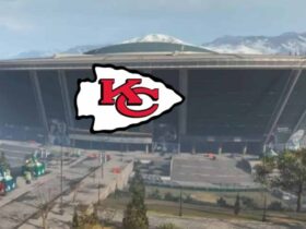 warzone stadium poi with kansas city chiefs badge