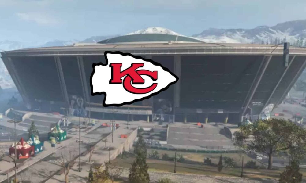 warzone stadium poi with kansas city chiefs badge