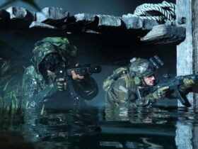 modern warfare 2 operators in water