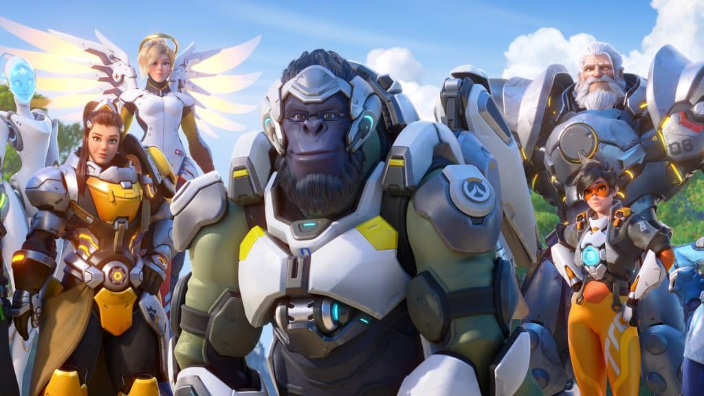 elenco de overwatch 2 posando