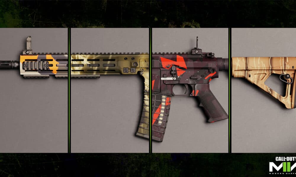 Modern Warfare 2 camos mixed and matched