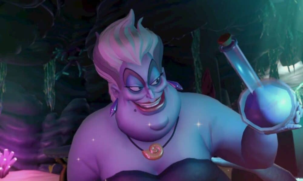 ursula holding potion