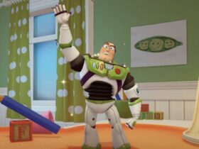 buzz lightyear waving in disney dreamlight valley