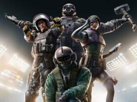 Operators in Rainbow Six Siege posing