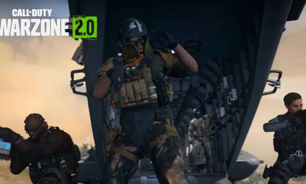 warzone 2 operators coming out of a plane