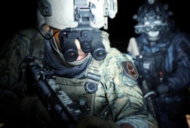 cod operators wearing night-vision goggles