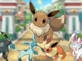 eevee umbreon glaceon flareon sylveon in pokemon scarlet and violet