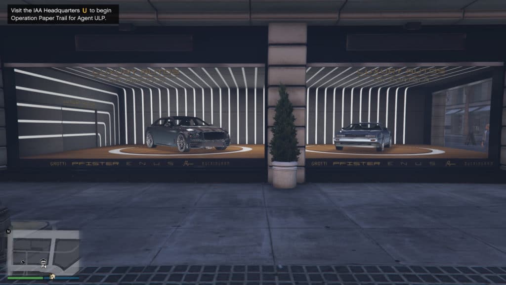 Vehículos de exhibición de GTA Online Luxury Autos