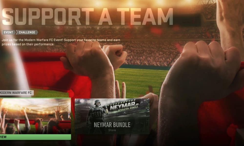 modern warfare 2 support a team screen