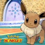 eevee posing in pokemon scarlet and violet