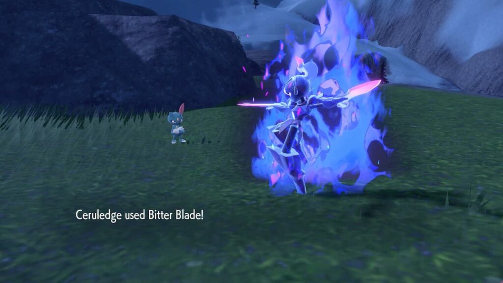 Bitter Blade mueve Pokémon Violeta Escarlata