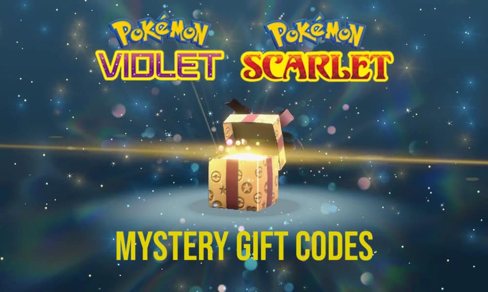 Pokemon Scarlet Violet Mystery Gift codes