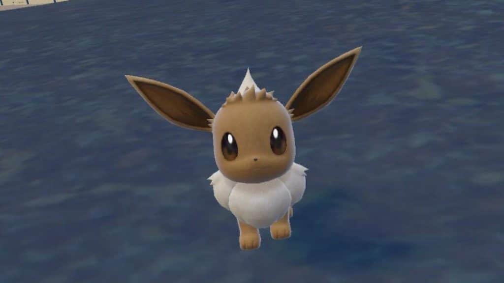 eevee en pokemon escarlata y violeta