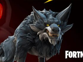 A wolf in Fortnite