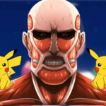 pikachus with colossal titan in pokemon scarlet and violet