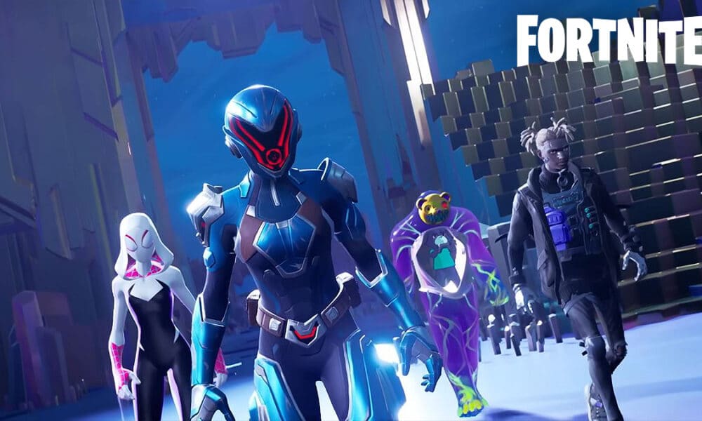 Fortnite characters walking