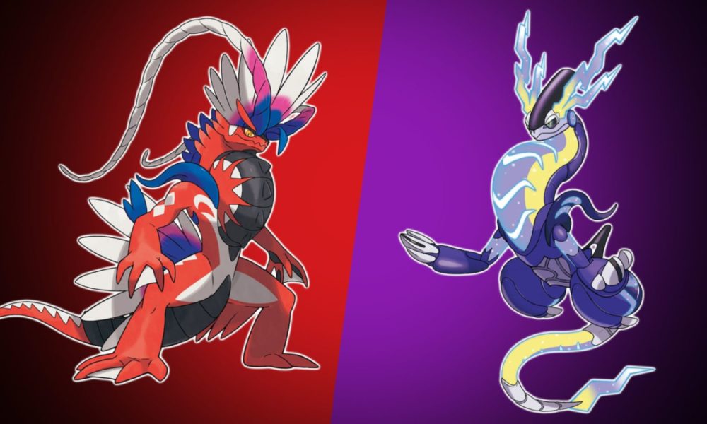 koraidon and miraidon in pokemon scarlet and violet