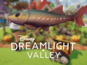 white sturgeon fish in disney dreamlight valley