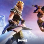 Fortnite Winterfest 2022 characters battling