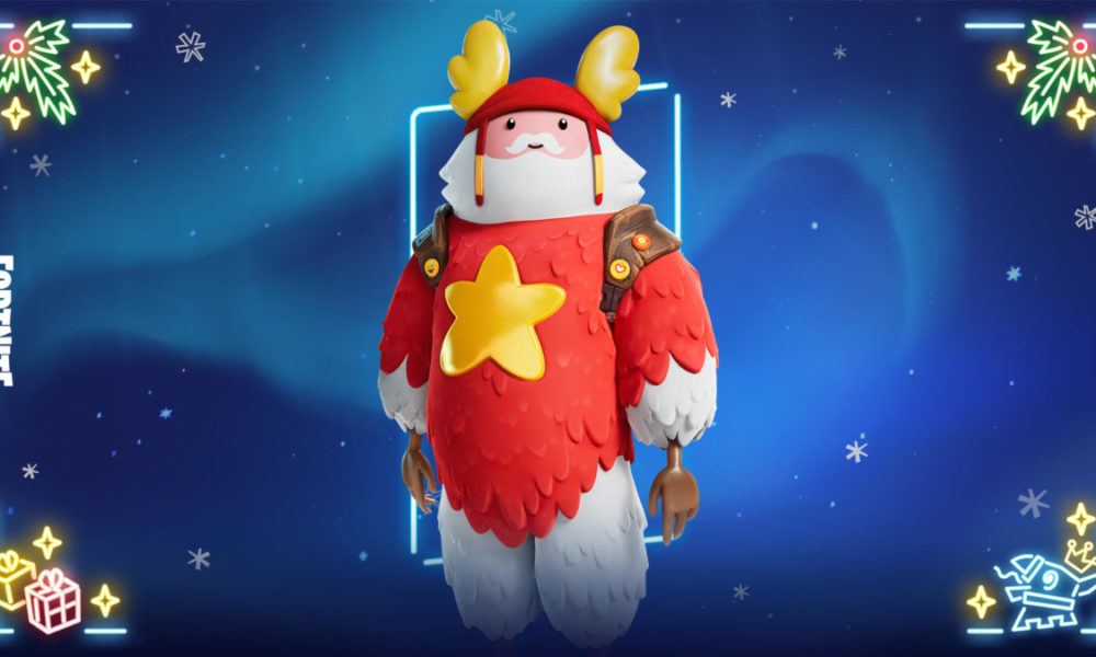 fortnite winterfest guff gringle outfit